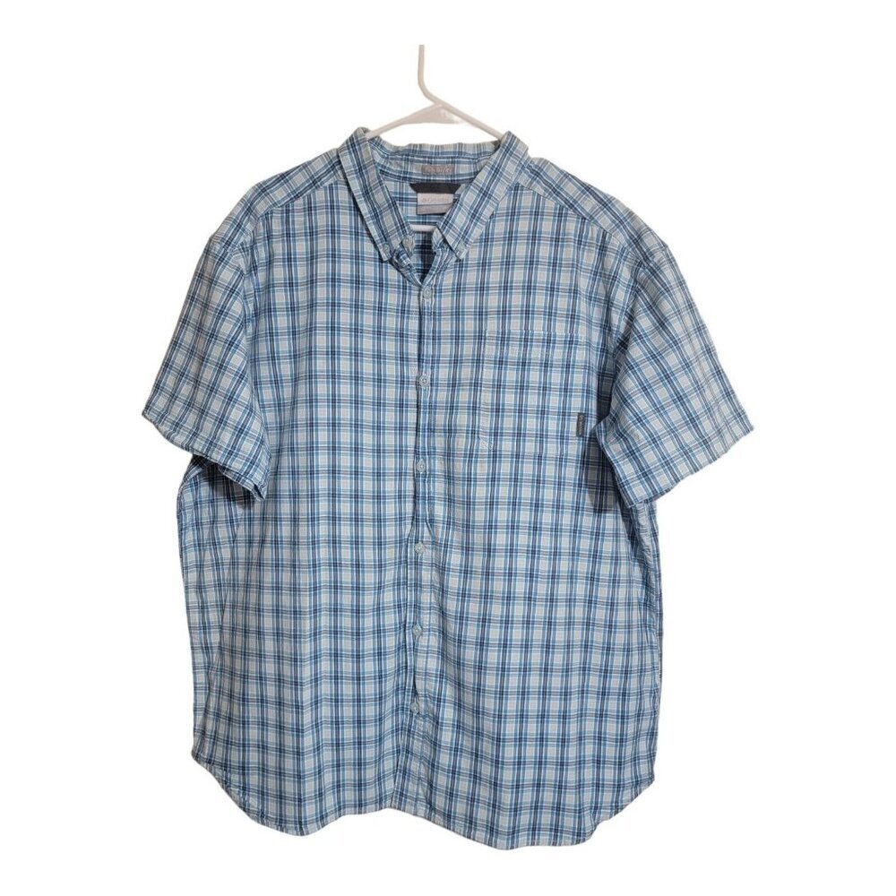 Columbia Shirt Men 2XL Multicolor Relaxed Fit Resort Dress Career Preppy Pastel
